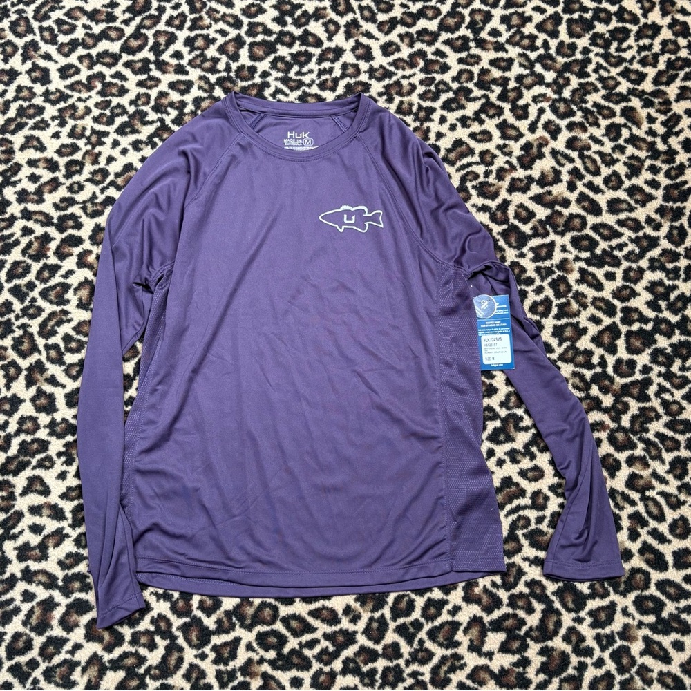 NWT HUK FISHING Old Bass Pursuit long sleeve shirt